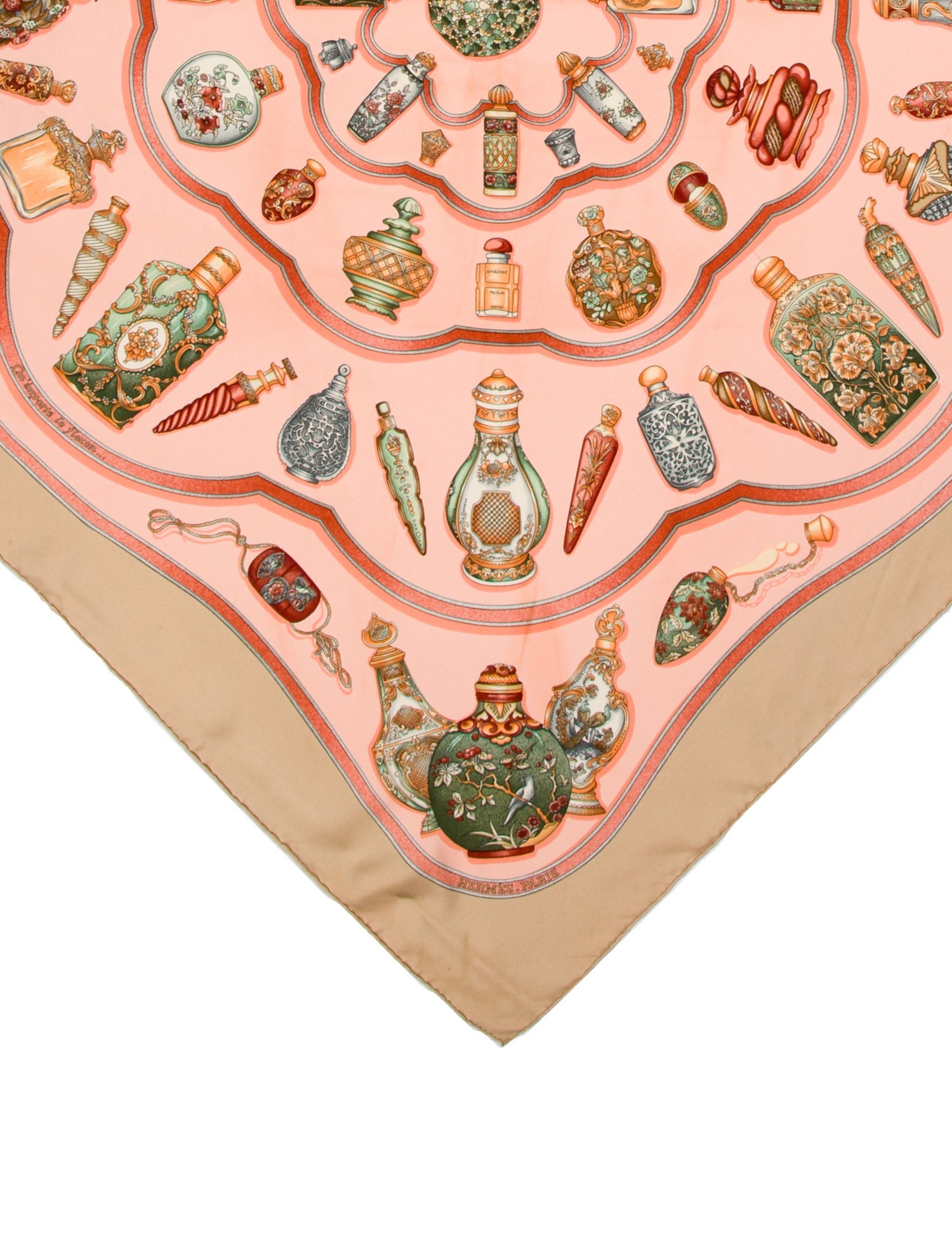 Hermès Qu'importe Le Flacon Silk Scarf