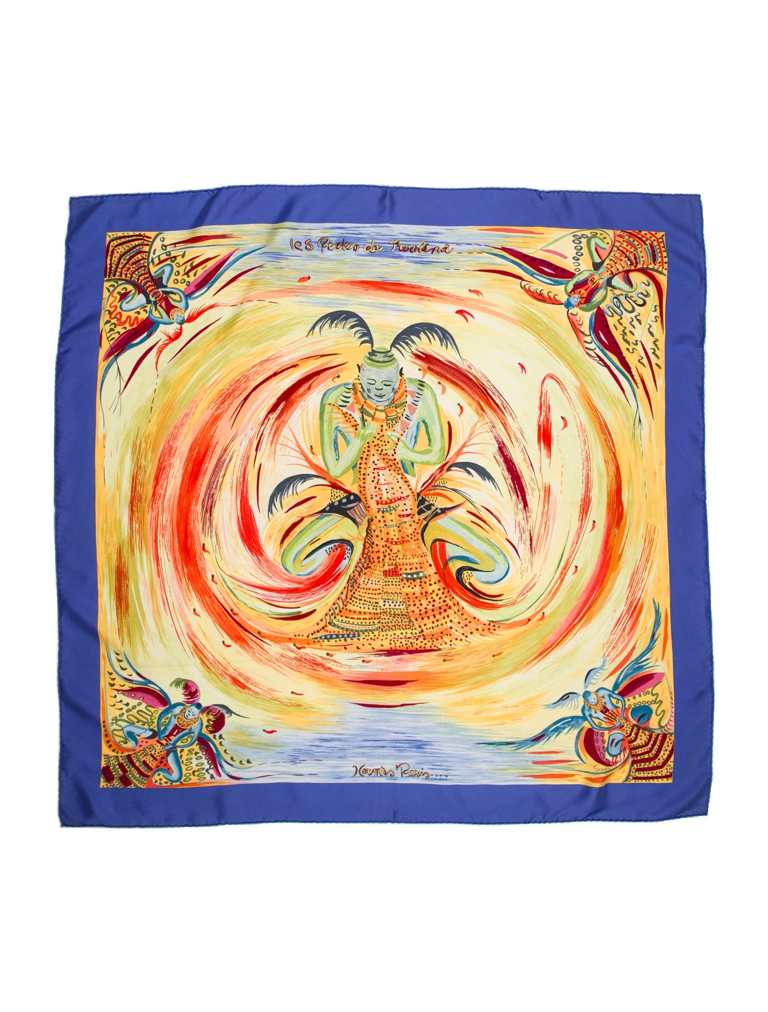 Hermès Les Perles du Turkana Silk Scarf