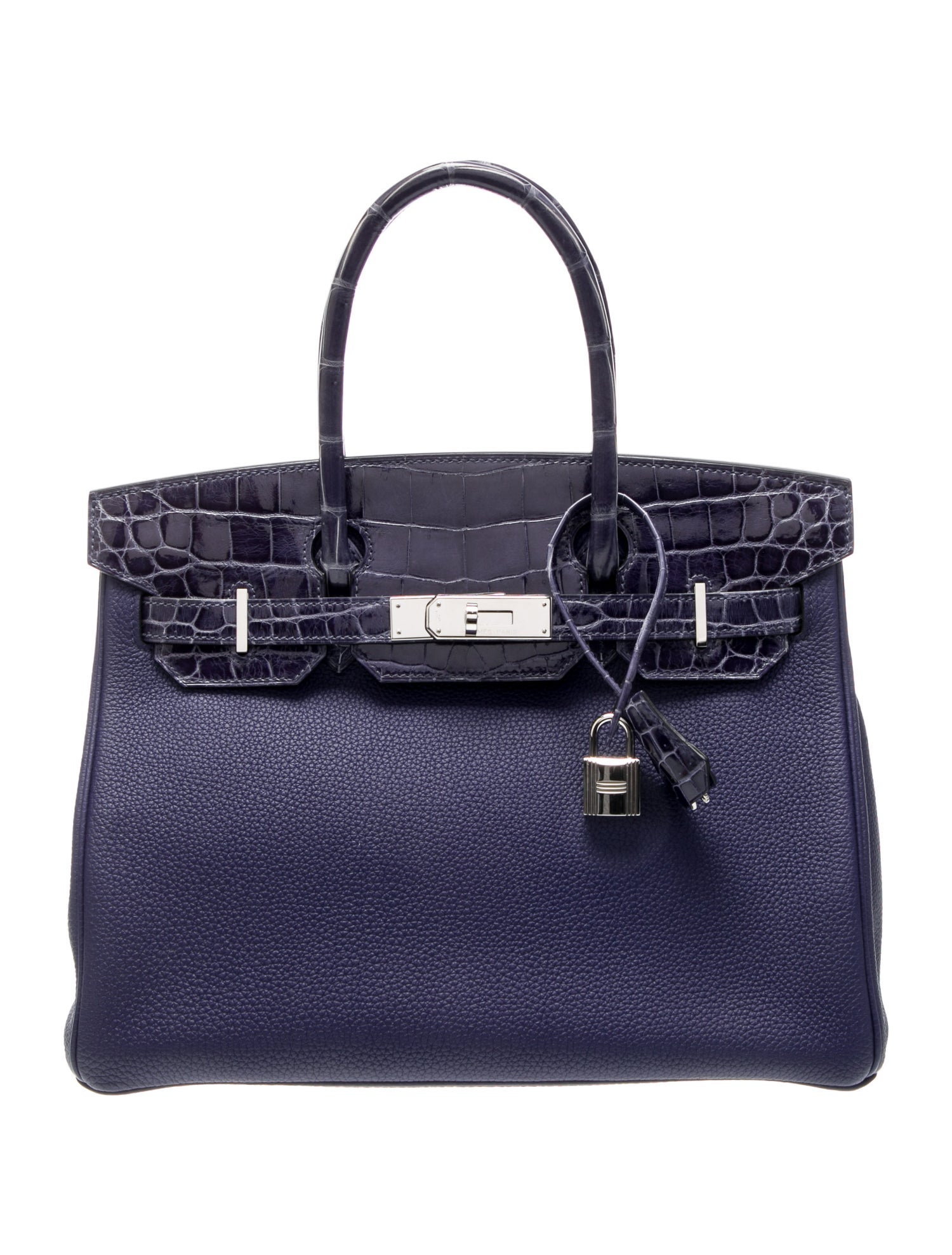 Hermès Togo & Niloticus Crocodile Birkin Touch 30