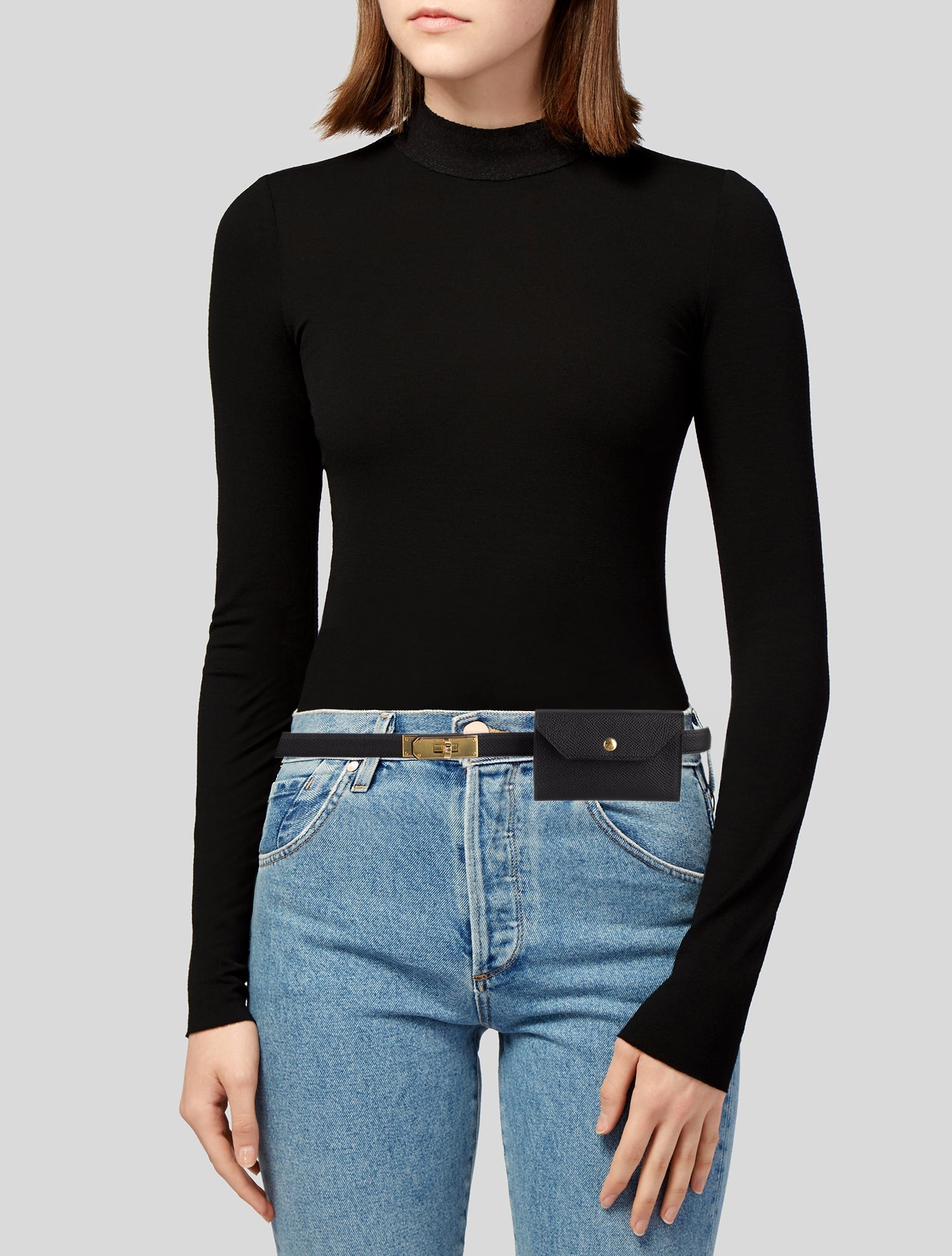 Hermès 18 mm Epsom Leather Kelly Belt