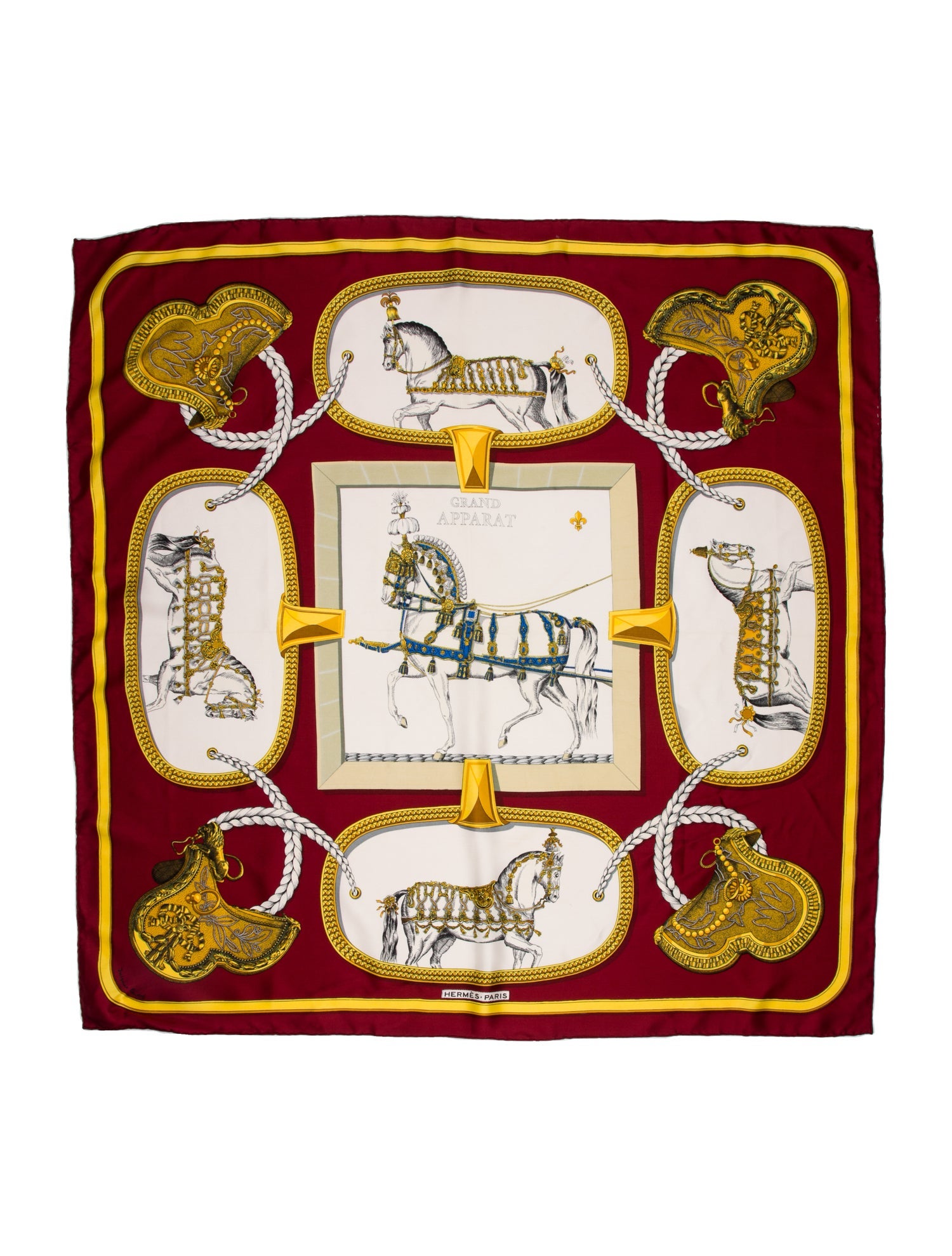 Hermès Grand Apparat Silk Scarf