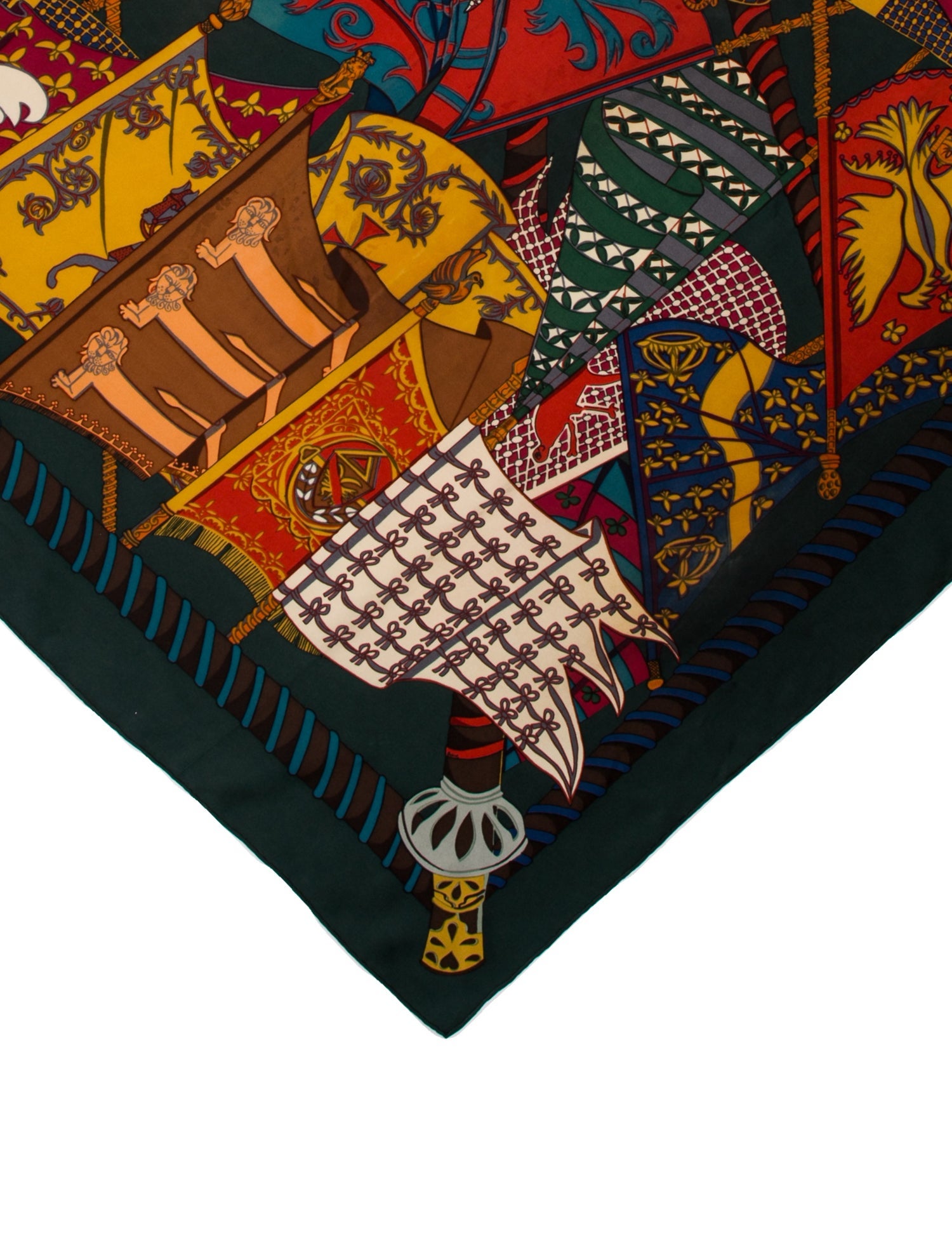 Hermès Etendards et Bannieres Silk Scarf