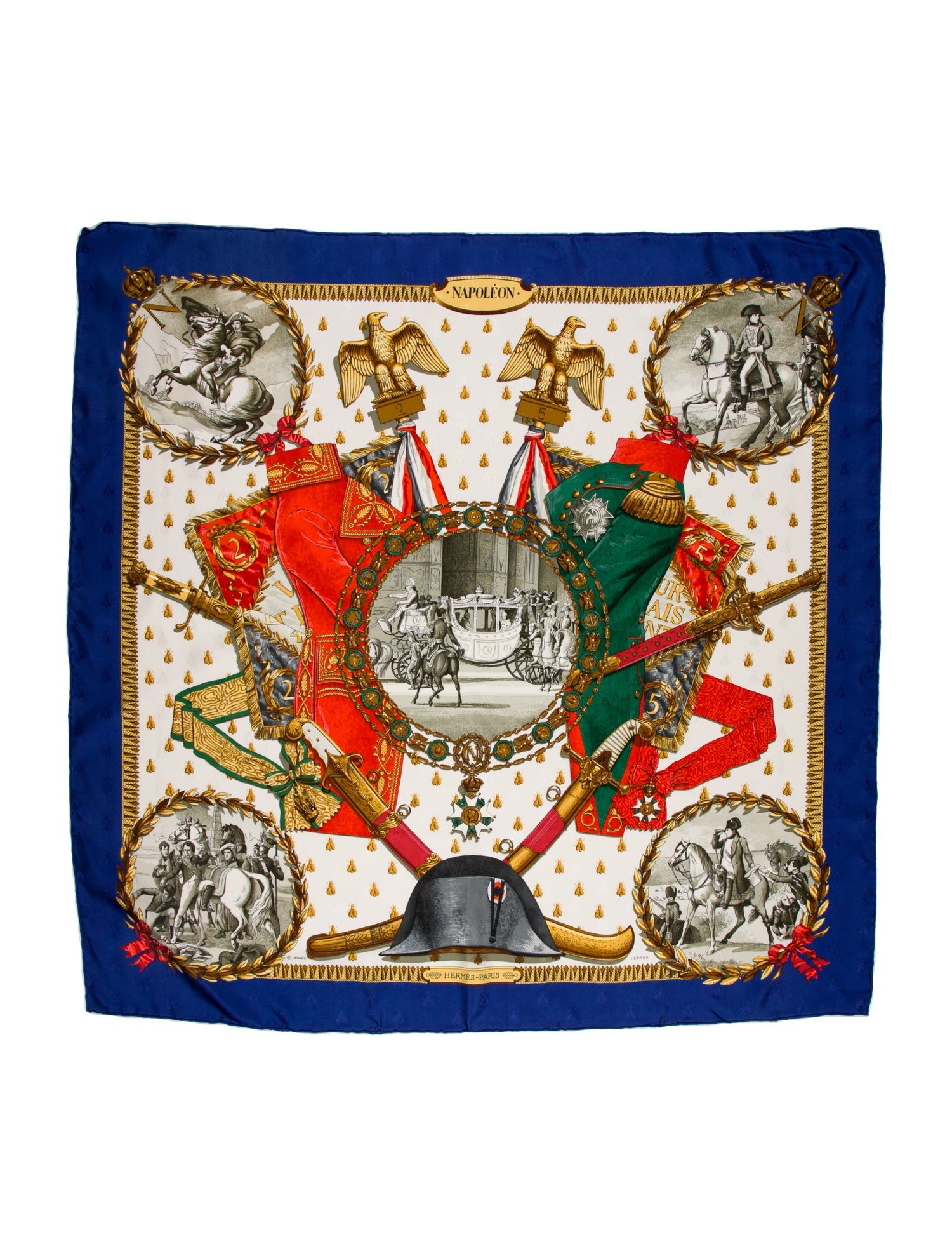 Hermès Napoléon Jacquard Silk Scarf