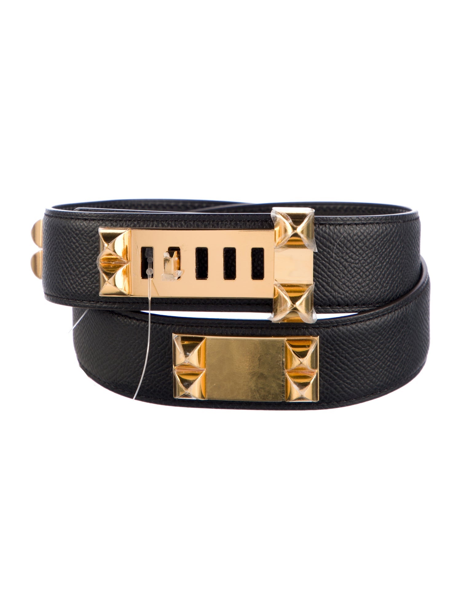 Hermès 32 mm Epsom Leather Collier de Chien Belt