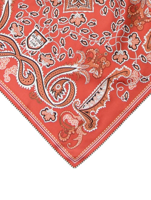 Hermès H Enlumine Bandana Silk Scarf