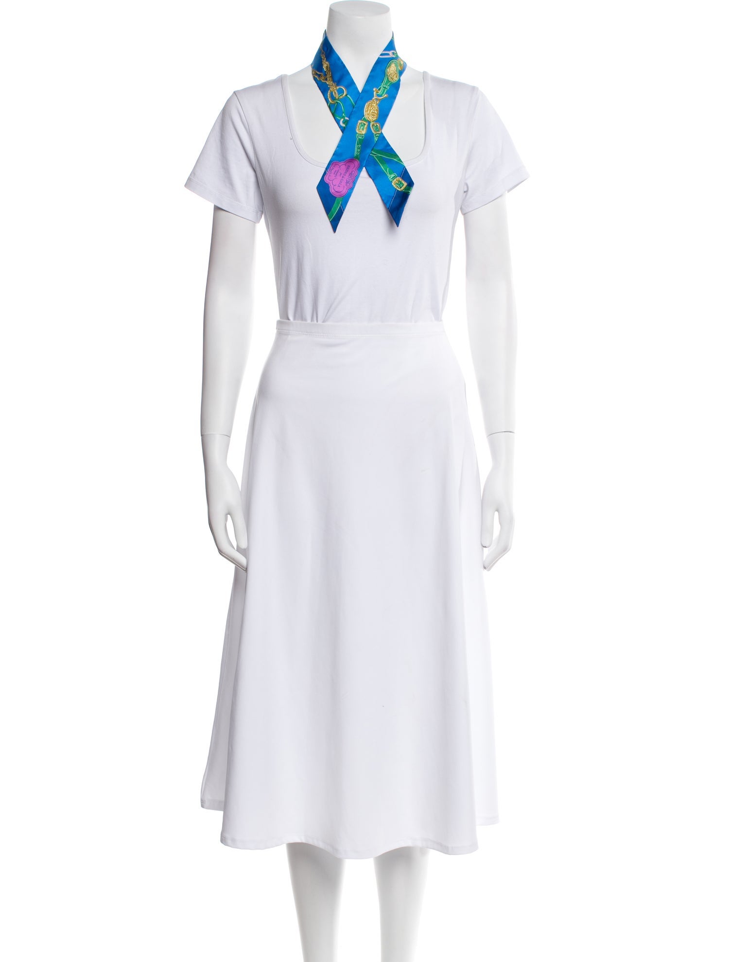 Hermès Brides de Gala Applique Pique Silk Twilly Scarf w/ Tags