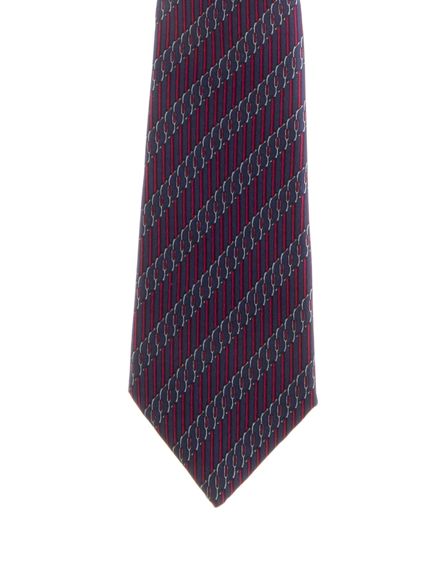 Hermès Silk Printed Tie