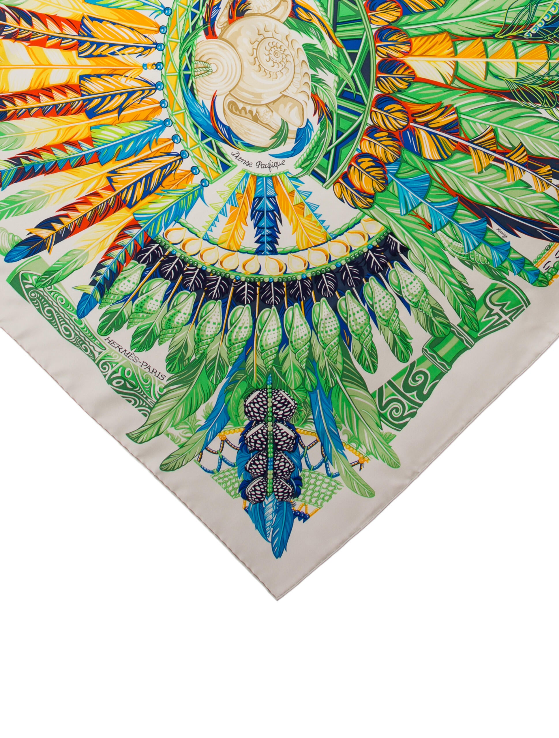 Hermès Danse Pacifique Silk Scarf