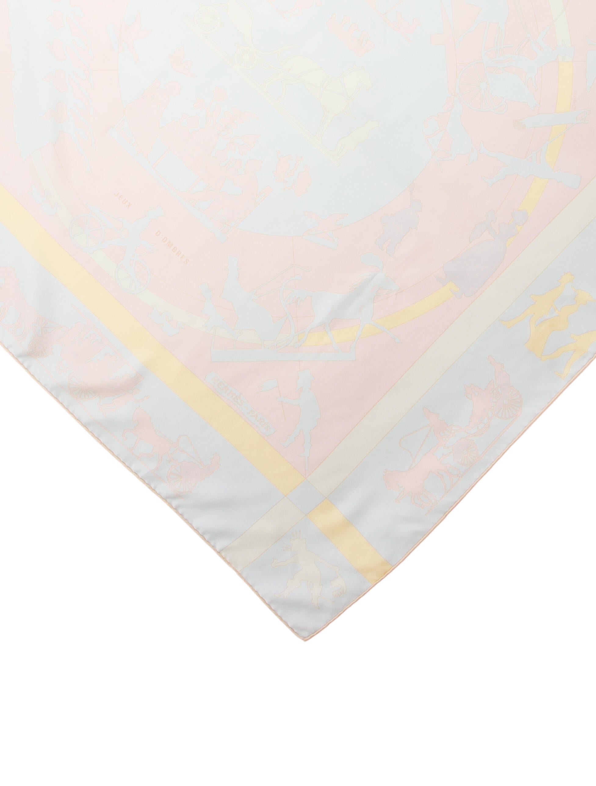 Hermès Jeux D'Ombres Silk Scarf