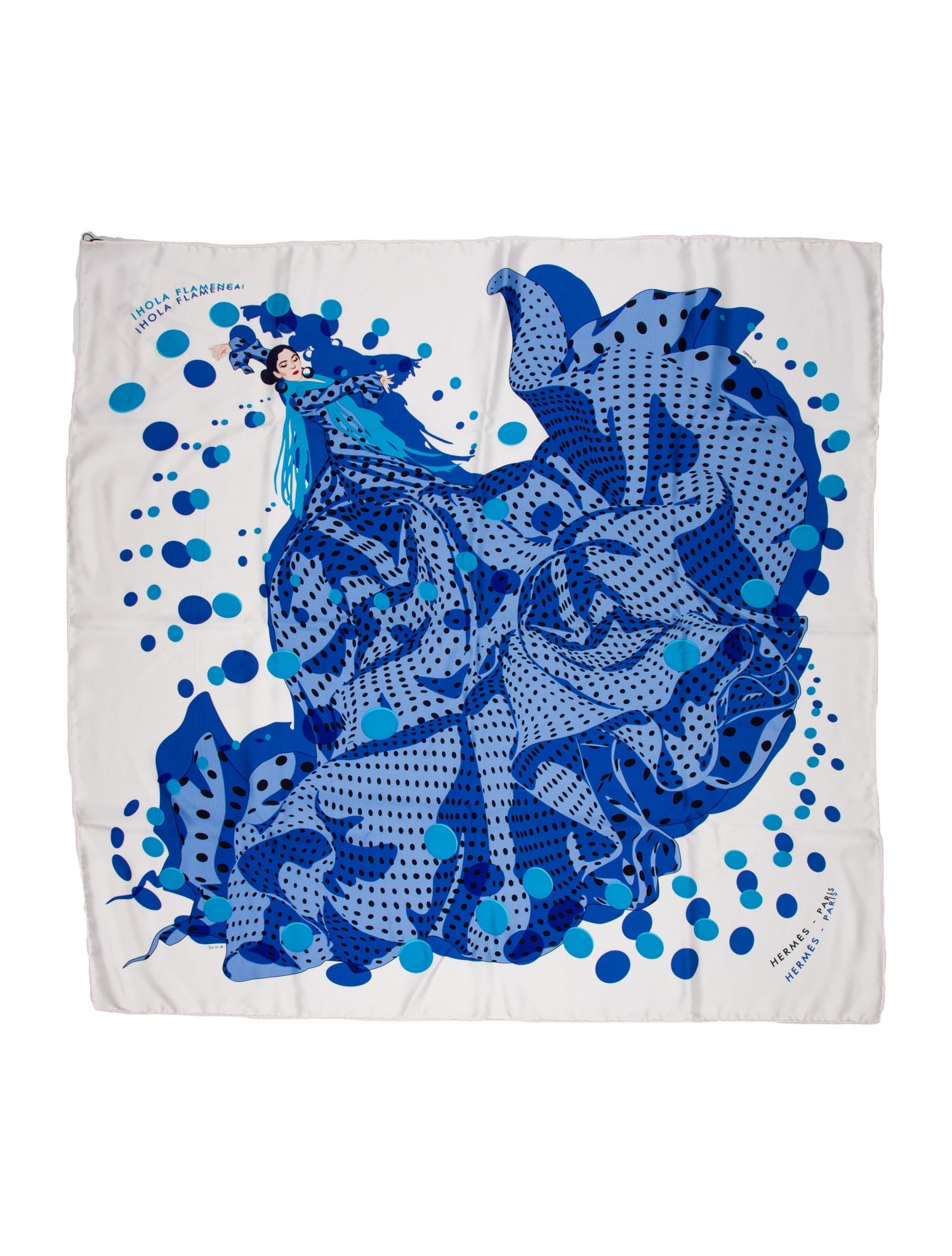 Hermès Hola Flamenca Silk Scarf