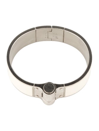 Hermès Enamel Wide Hinged Bracelet