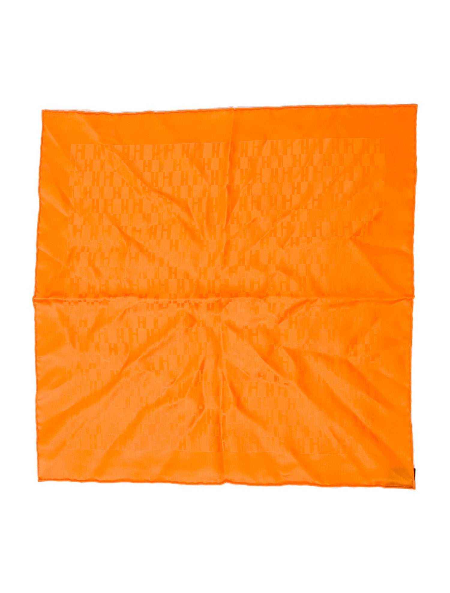 Hermès Grand H Façonńe Silk Scarf