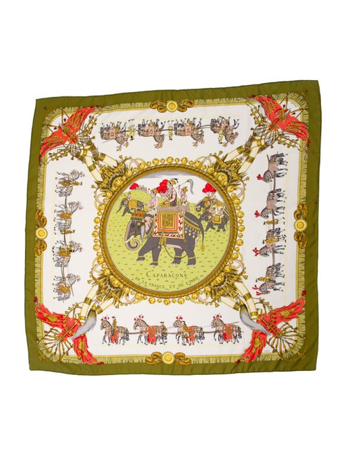 Hermès Caparacons de la France et de L’inde Silk Scarf