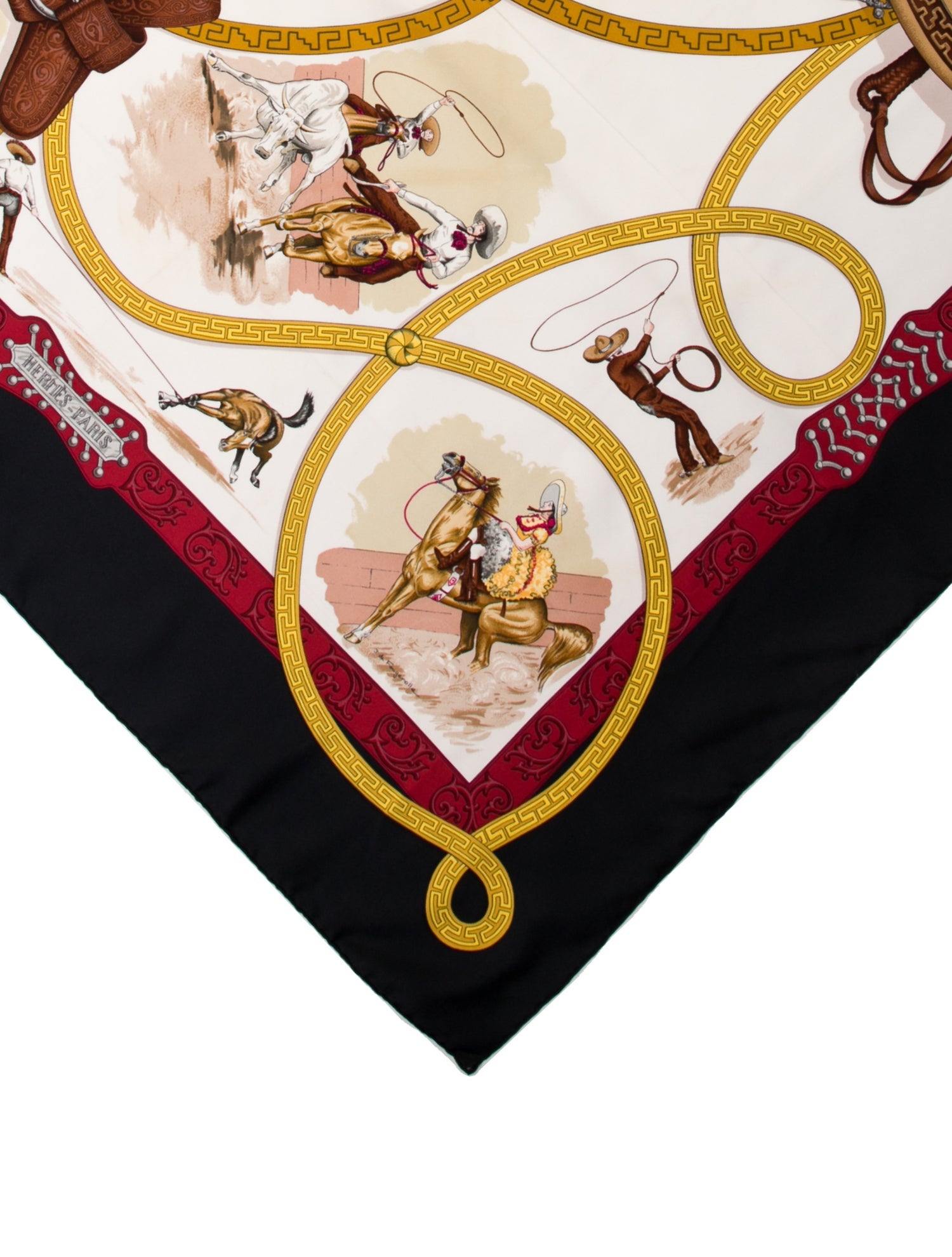 Hermès Charreada Silk Scarf