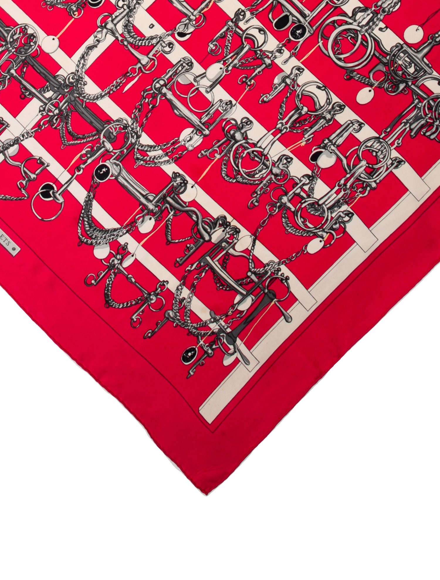 Hermès Mors et Filets Silk Scarf
