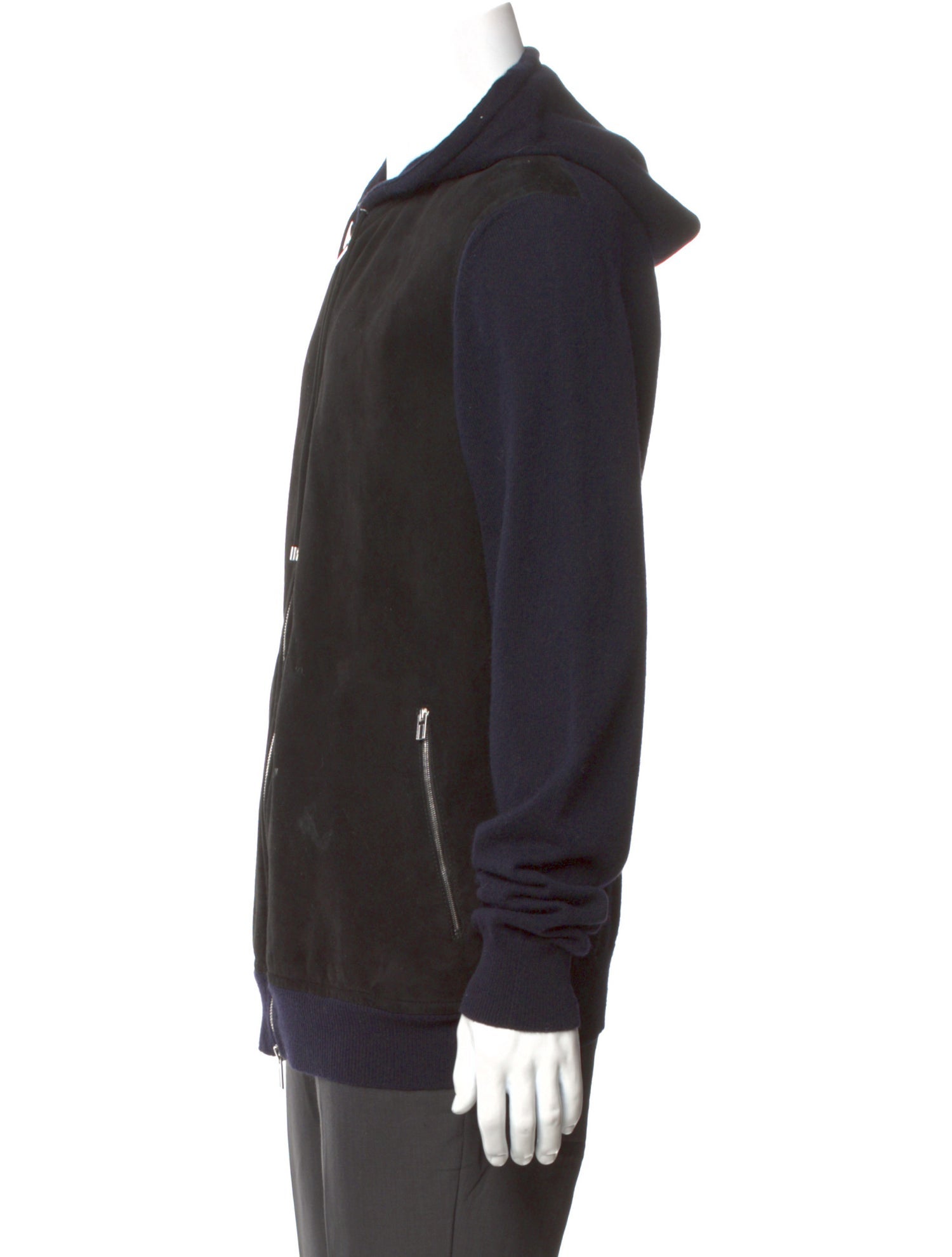 Hermès Cashmere V-Neck Hoodie