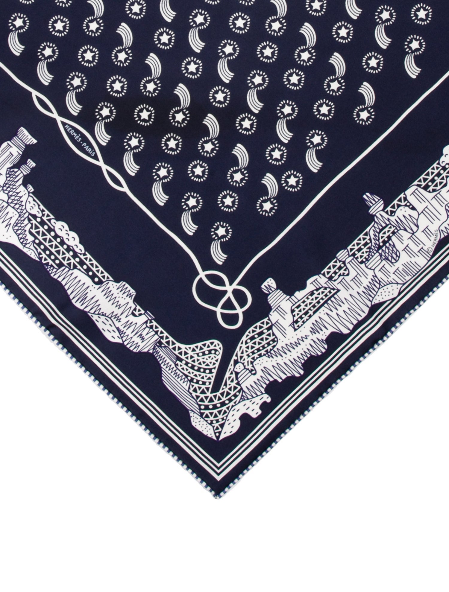 Hermès Les Canyons Etoiles Silk Scarf w/ Tags