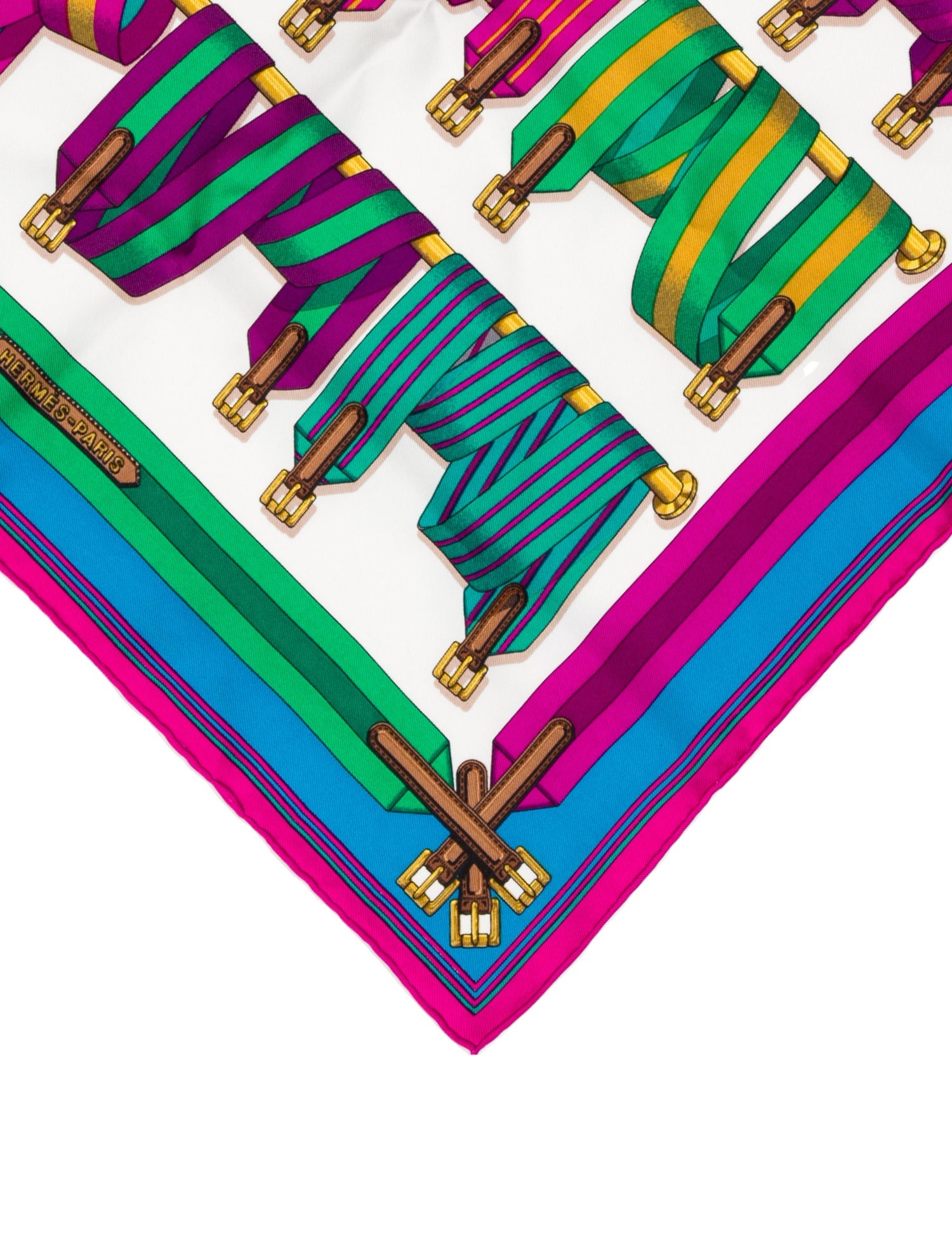 Hermès Printed Silk Pocket-Square