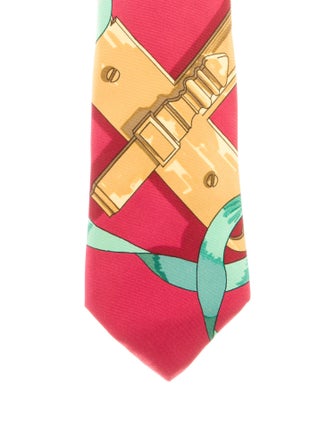 Hermès Silk Pattern Tie