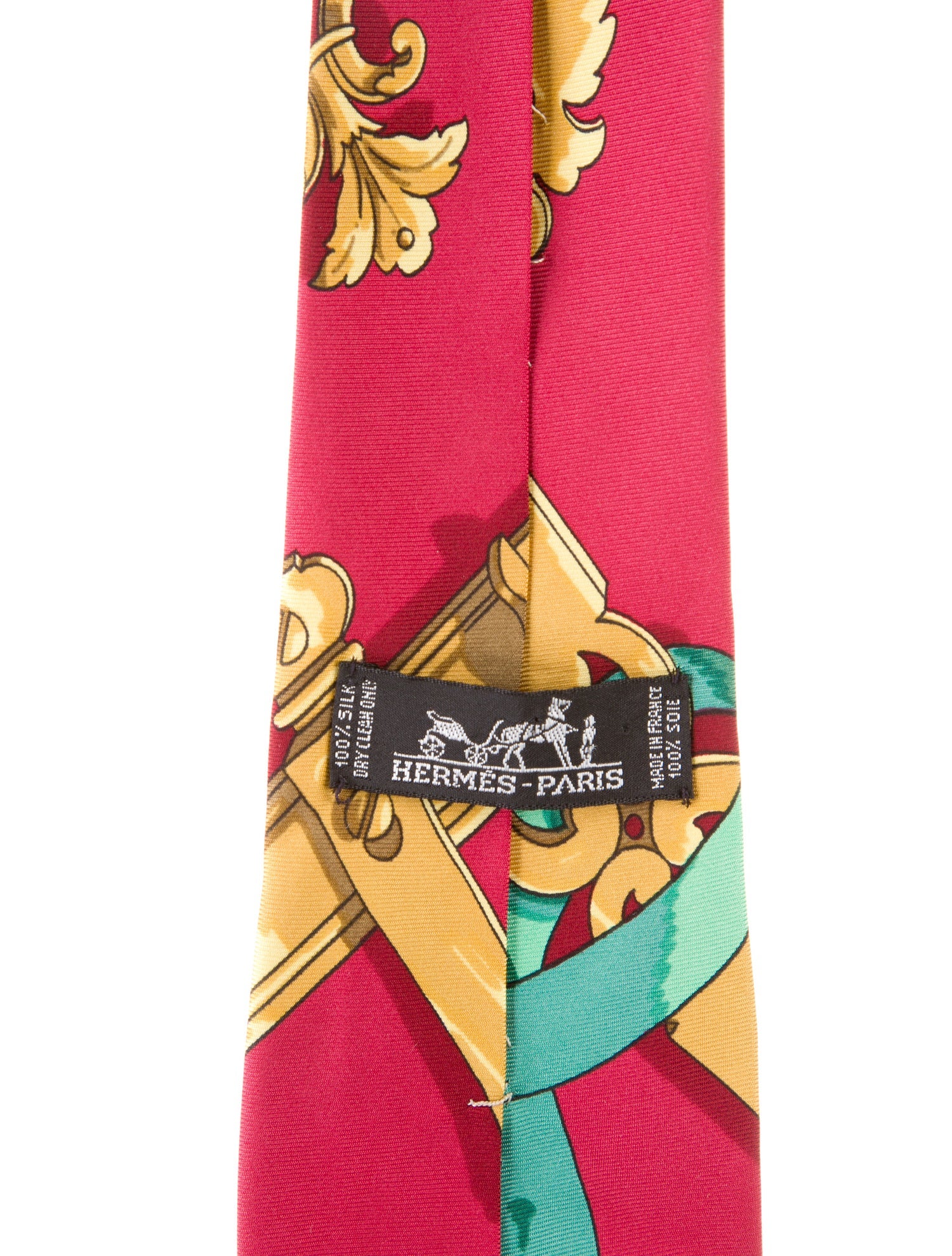 Hermès Silk Pattern Tie