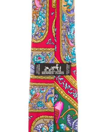 Hermès Silk Pattern Tie
