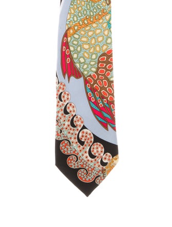 Hermès Silk Pattern Tie
