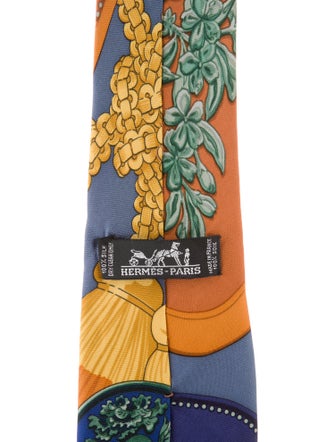 Hermès Silk Pattern Tie