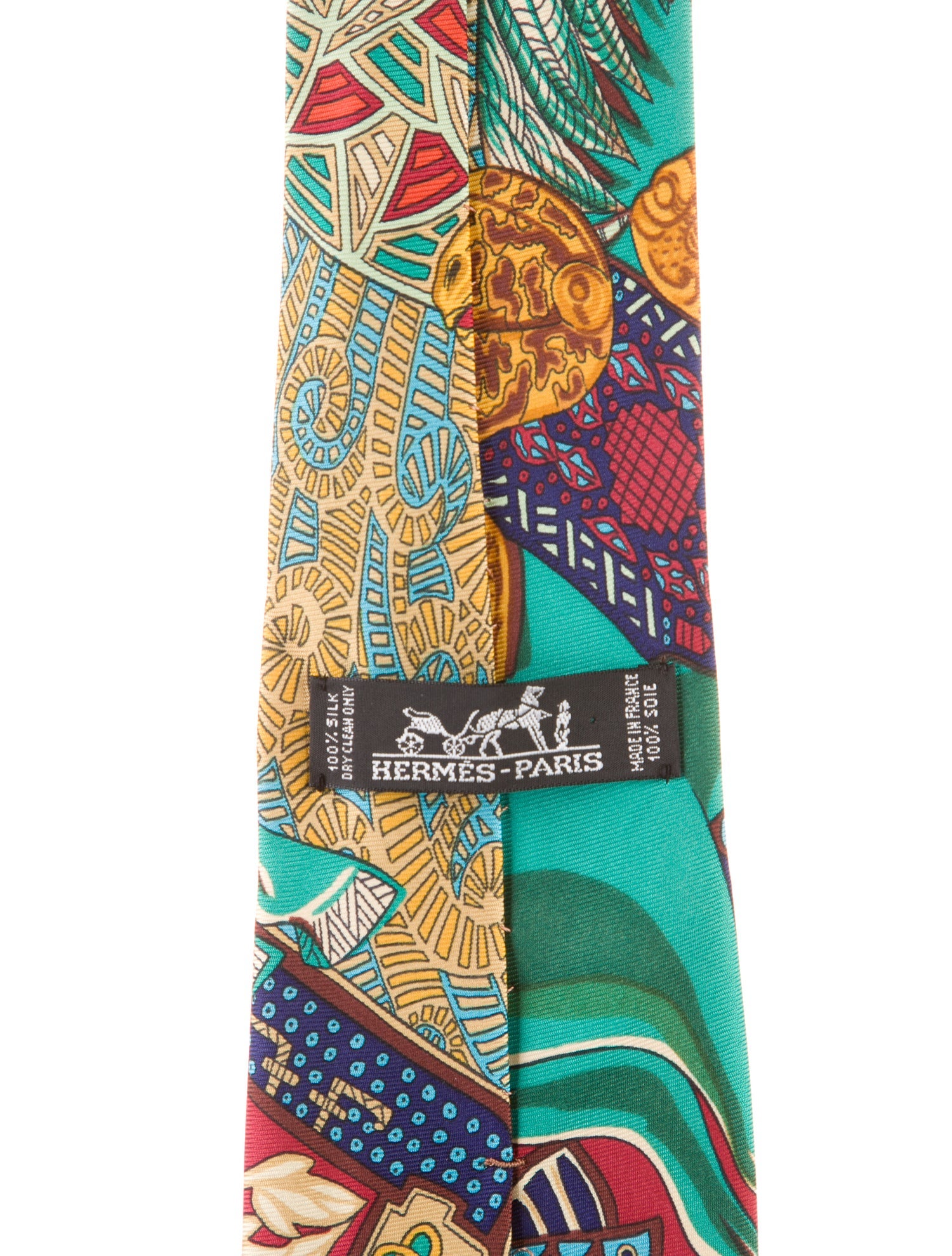 Hermès Silk Pattern Tie