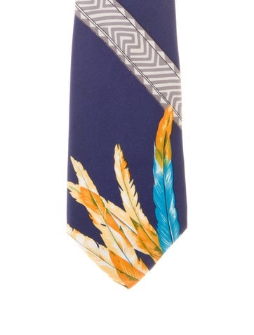 Hermès Ties Silk Pattern Tie