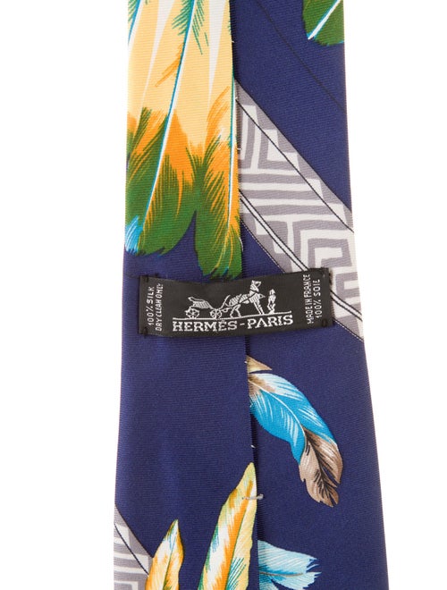 Hermès Silk Pattern Tie