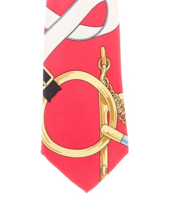 Hermès Silk Pattern Tie