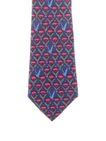 Hermès Ties Silk Pattern Tie