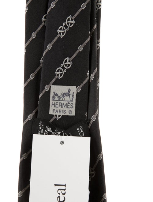 Hermès Silk Pattern Tie