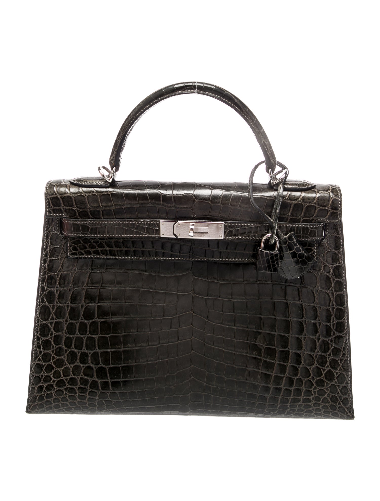 Hermès 2007 Shiny Crocodile Niloticus Kelly II Sellier 32