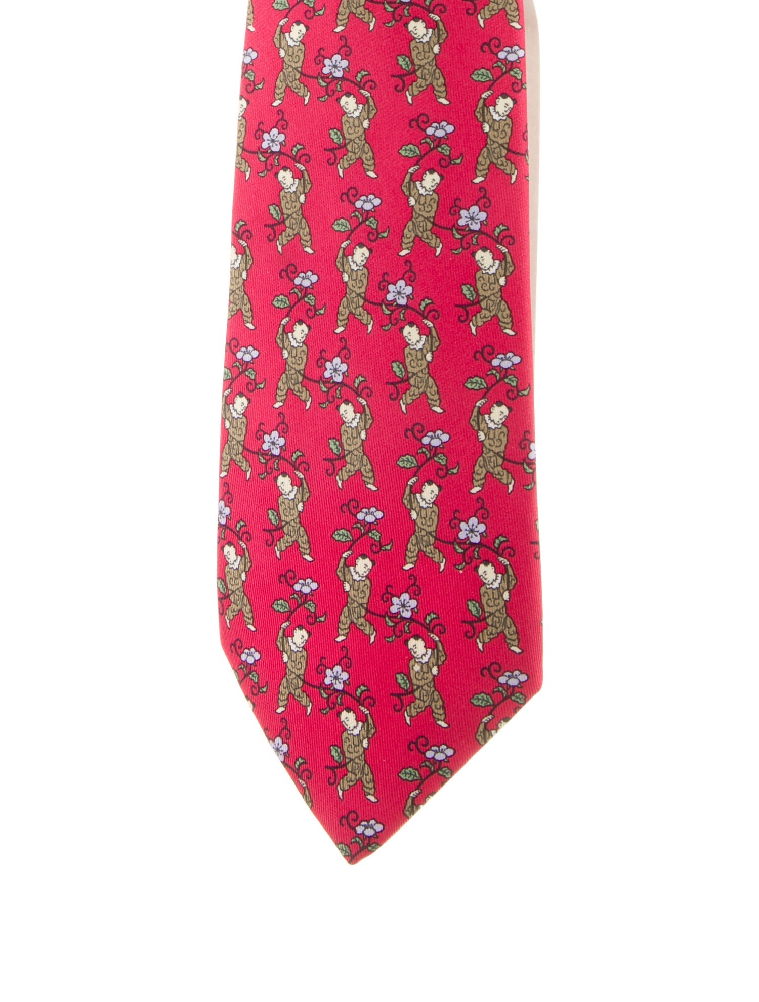 Hermès Silk Pattern Tie