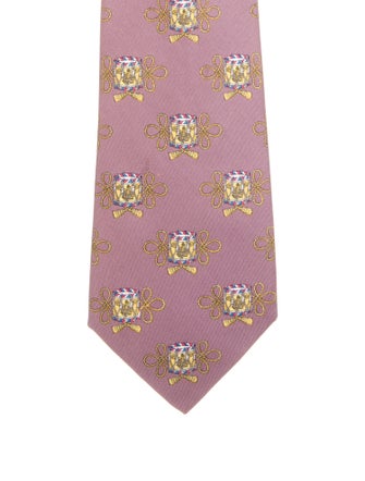 Hermès Silk Pattern Tie