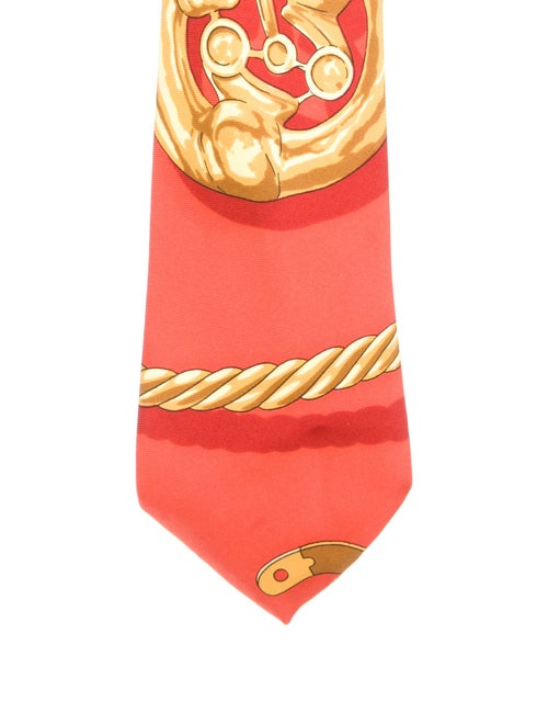 Hermès Silk Pattern Tie