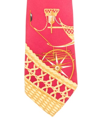 Hermès Silk Pattern Tie