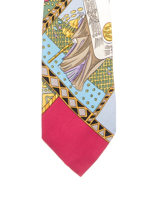 Hermès Silk Pattern Tie