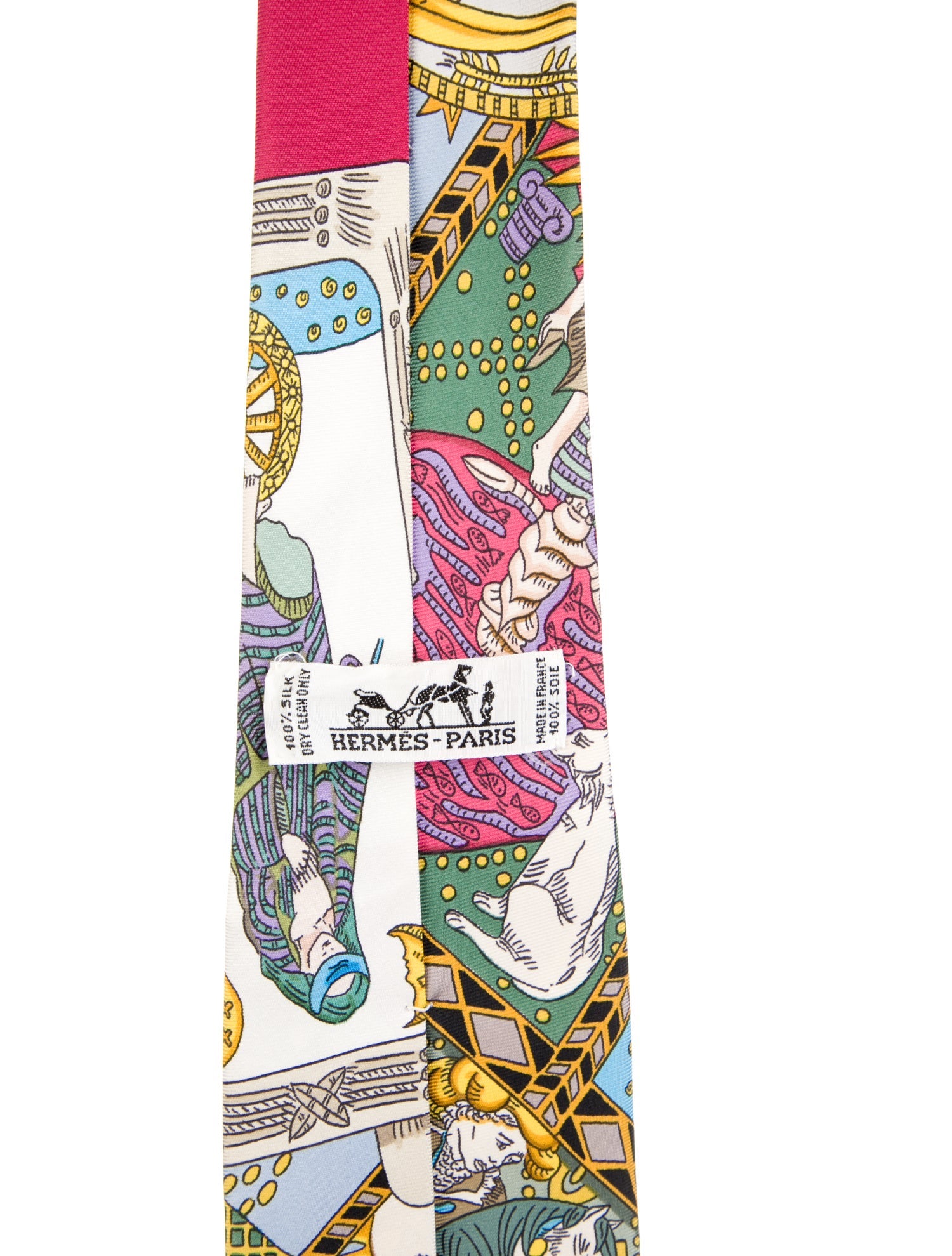 Hermès Silk Pattern Tie