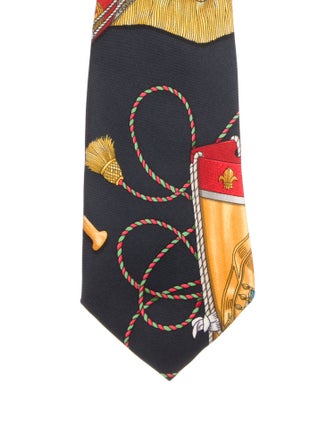 Hermès Silk Pattern Tie