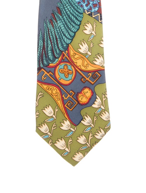 Hermès Silk Pattern Tie