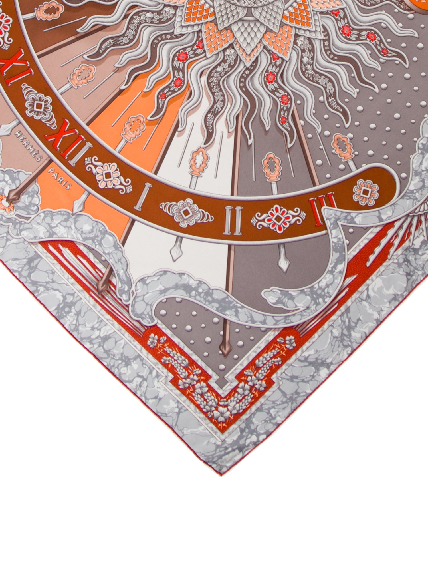 Hermès Gloria Soli Silk Scarf