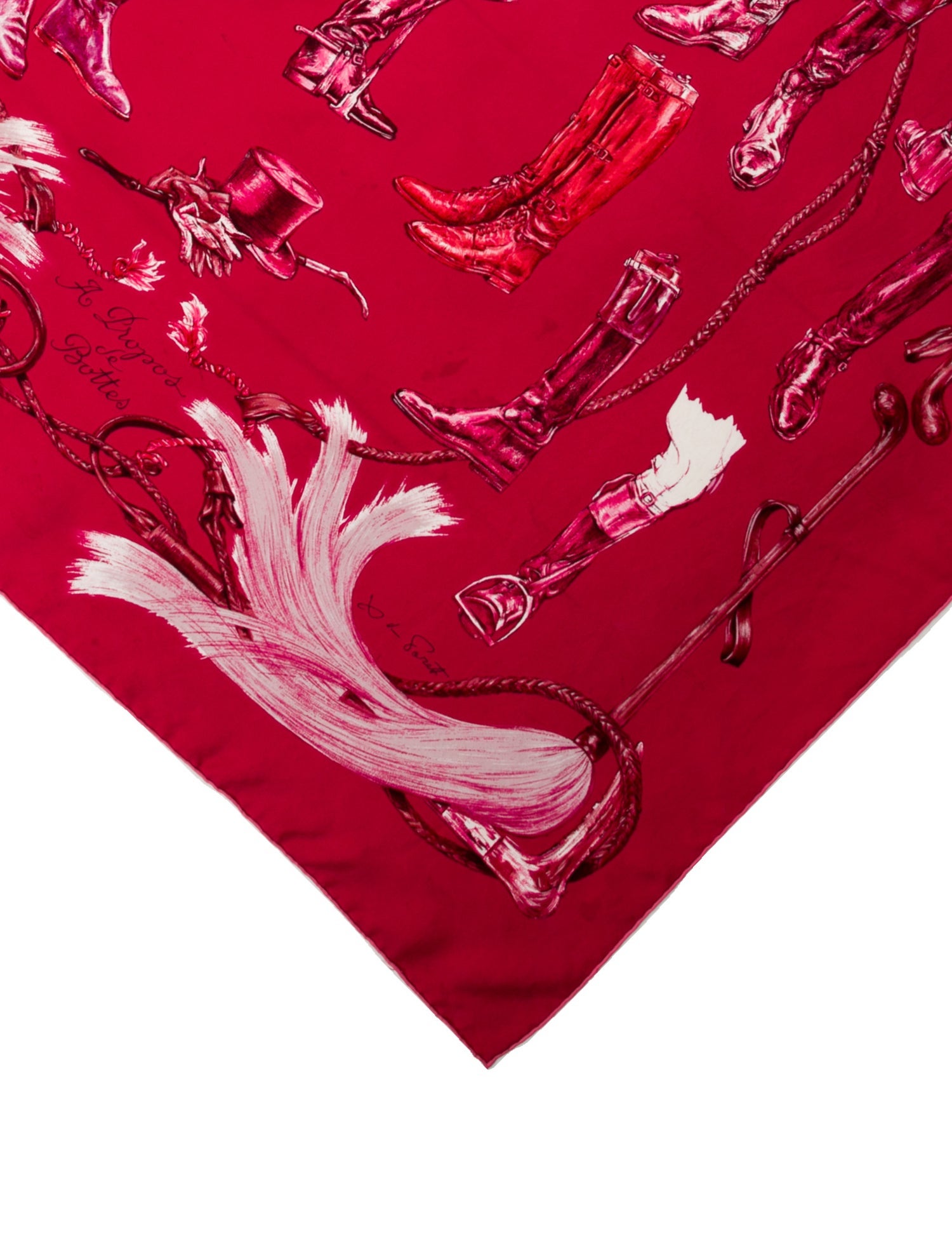 Hermès A Propos de Bottes Silk Scarf