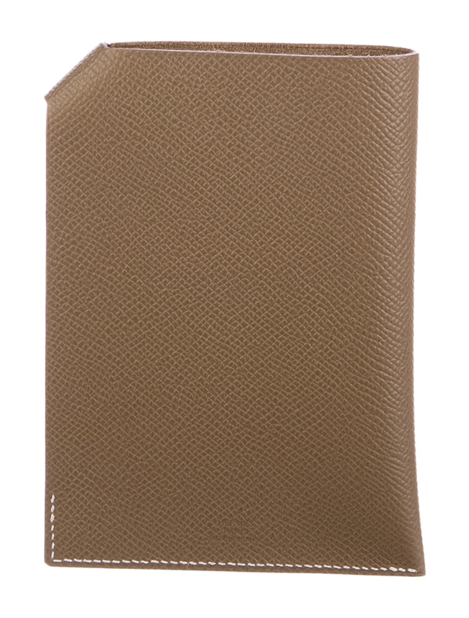 Hermès 2024 Epsom Tarmac Passport Holder