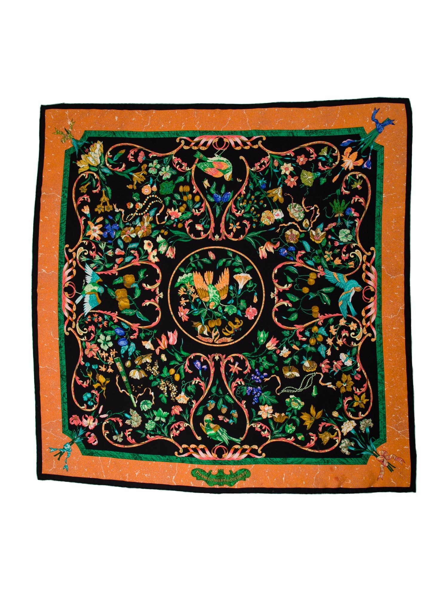 Hermès Pierres d'Orient Et d'Occident Silk Scarf