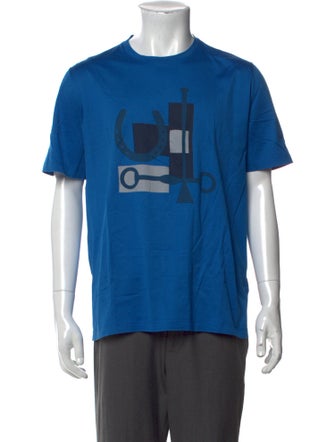 Hermès Graphic Print Crew Neck T-Shirt