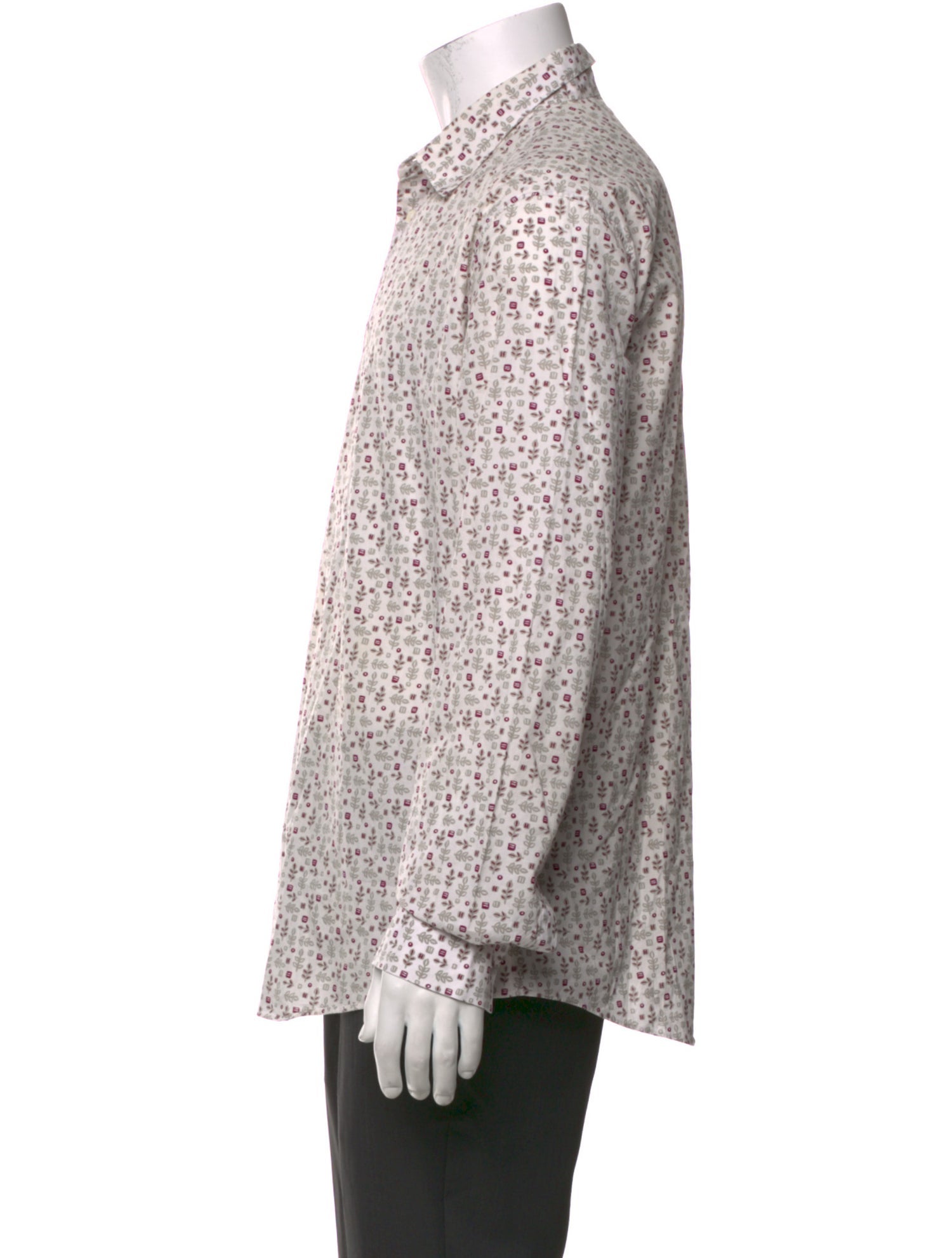 Hermès Printed Long Sleeve Shirt