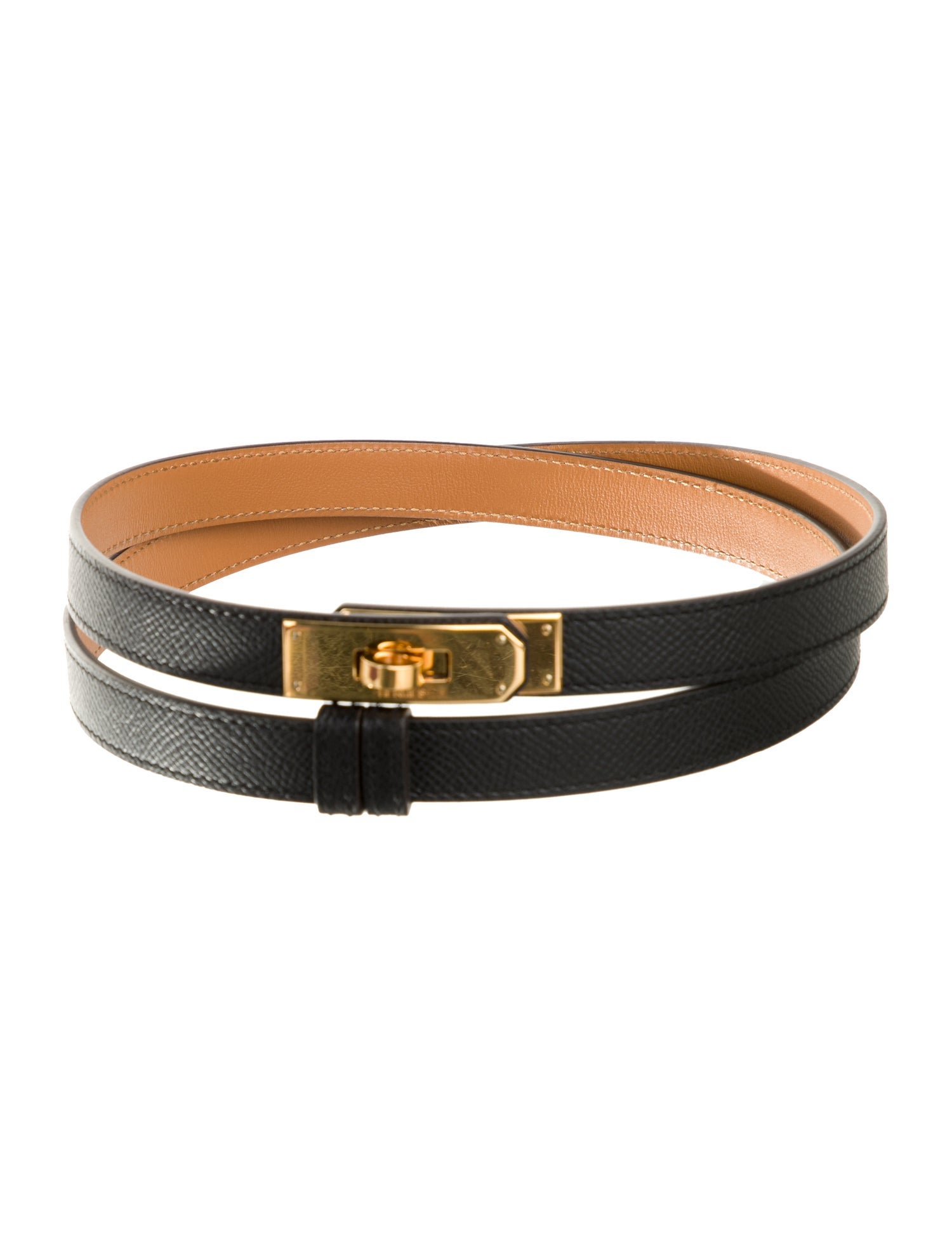 Hermès 18 mm Epsom Leather Kelly Belt