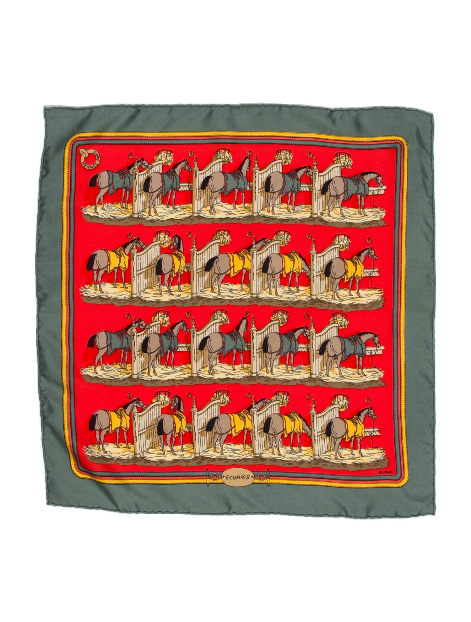 Hermès Ecuries Silk Scarf